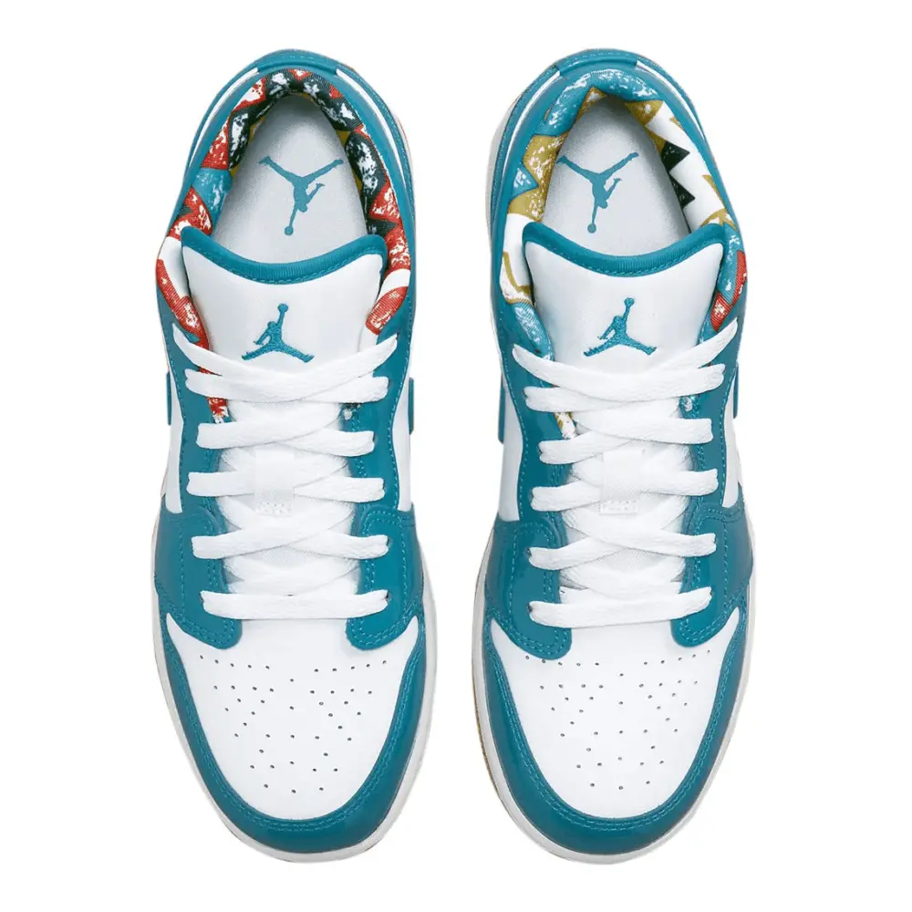 Giày Nike Air Jordan 1 Low SE GS 'Barcelona' DM0589-400 - Ảnh 6