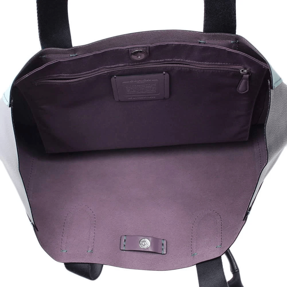 Túi Coach Derby Large Tote Bag 'Blue Green' F11833 - Ảnh 2