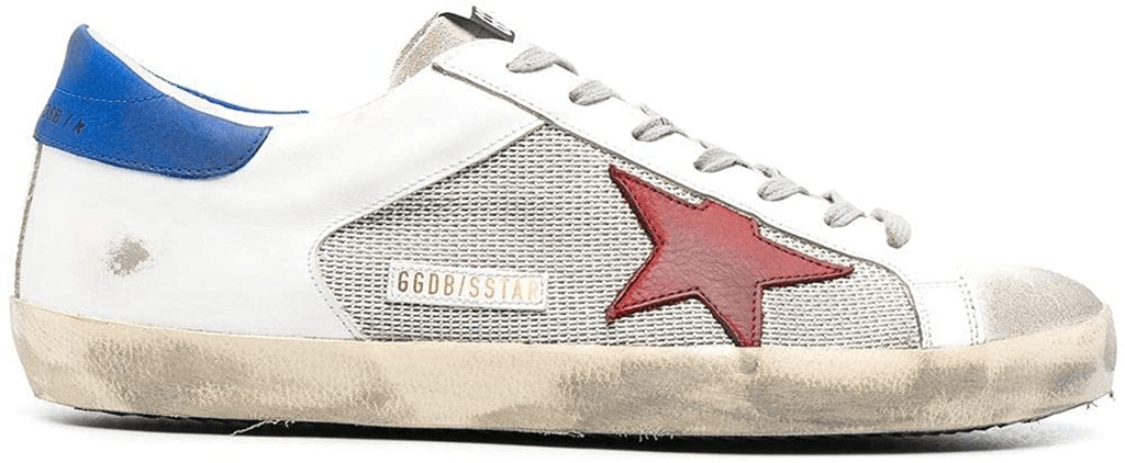 Giày Golden Goose Superstar White and Red Star GMF00103-F001116-80853