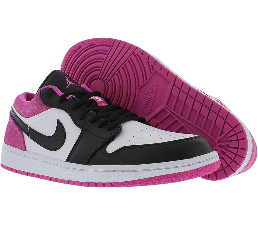 Giày Nike Air Jordan 1 Low Black Active Fuchsia CK3022-005 - Ảnh 6
