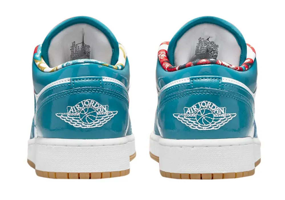 Giày Nike Air Jordan 1 Low SE GS 'Barcelona' DM0589-400 - Ảnh 7
