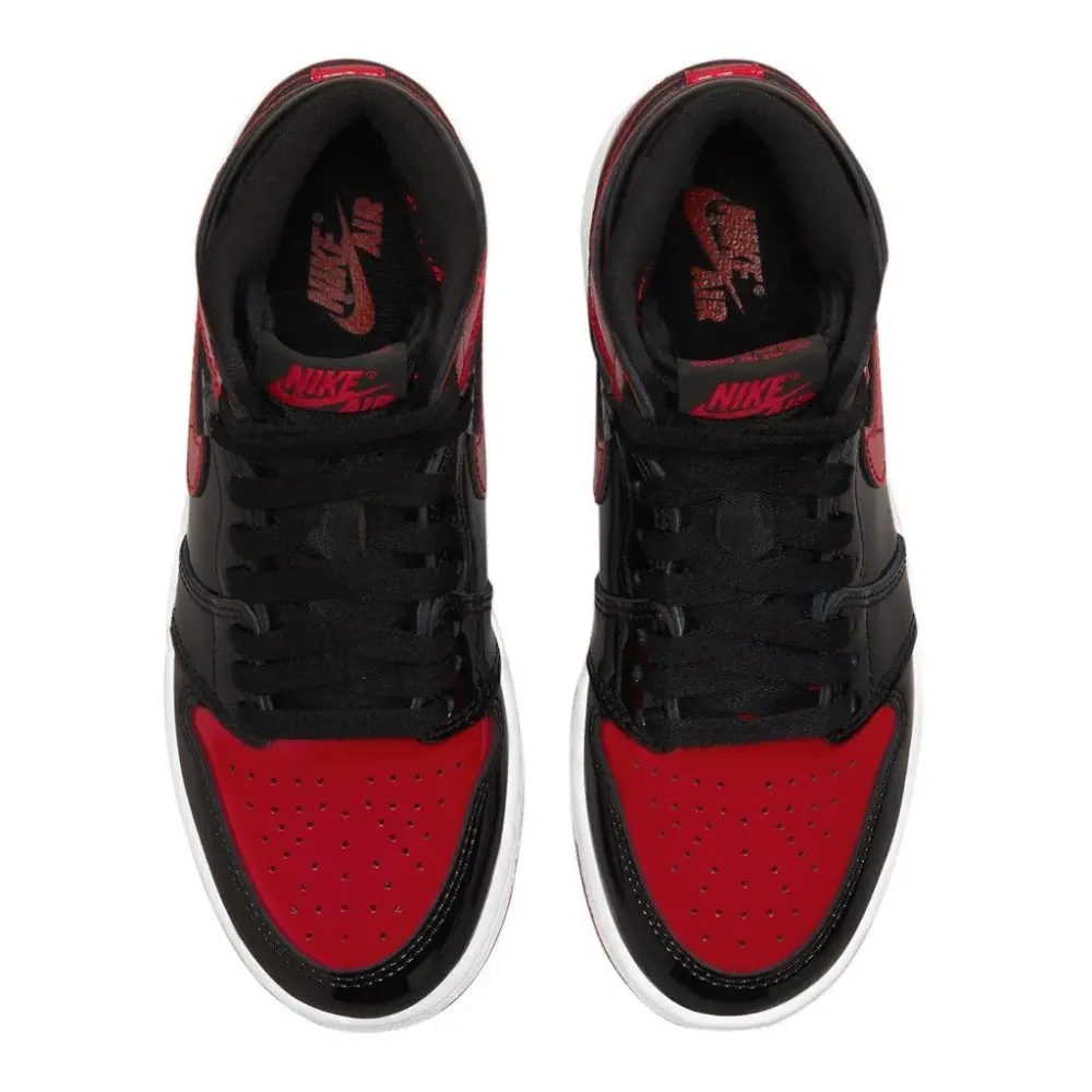Giày Nike Jordan 1 Retro High OG (GS) 'Patent Bred' 575441-063 - Ảnh 3