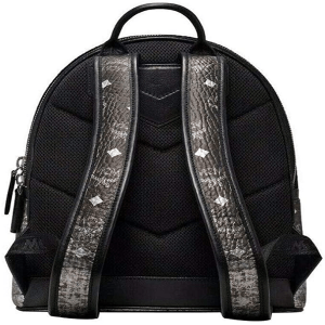 Alternative view of Túi MCM Small Backpack Gradation Visetos 'Black' MMK9AVE18SV001