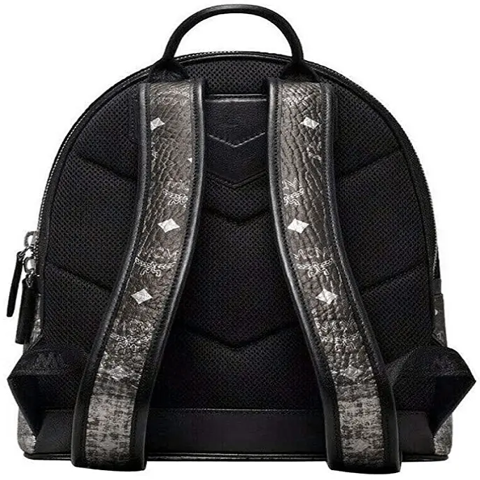 Alternative view of Túi MCM Small Backpack Gradation Visetos 'Black' MMK9AVE18SV001