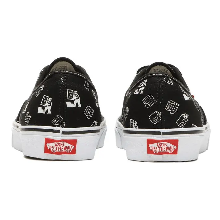 Giày Vans X Kazuki Kuraishi Authentic Skate Shoes Sneakers Black VN0A5HZS6UT - Ảnh 6