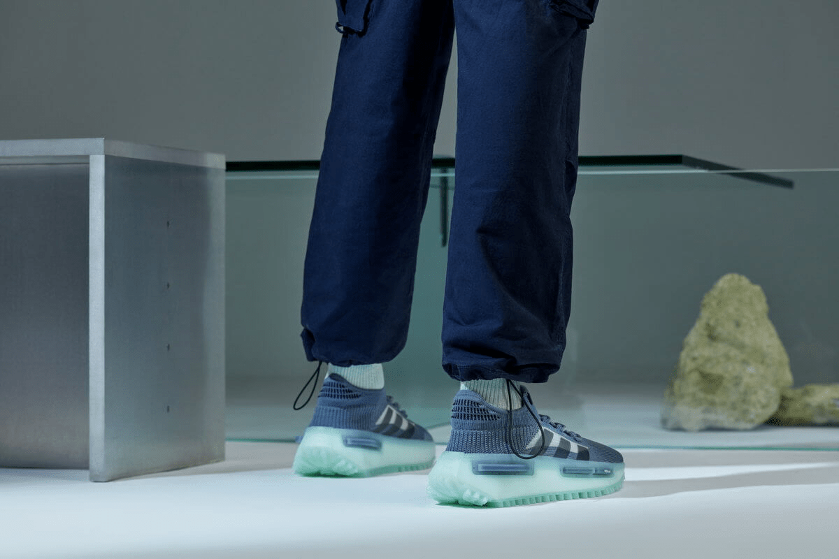Giày Adidas NMD S1 'Grey Green Glow' GZ9233 - Ảnh 2