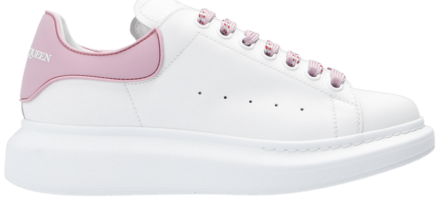 Giày Alexander McQueen Wmns Oversized Sneaker 'White Pink' 621056-WHXMT-9377