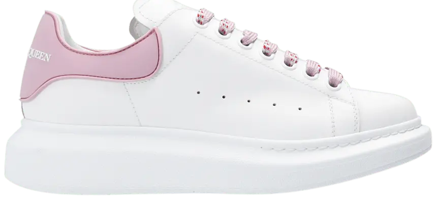 Giày Alexander McQueen Wmns Oversized Sneaker 'White Pink' 621056-WHXMT-9377