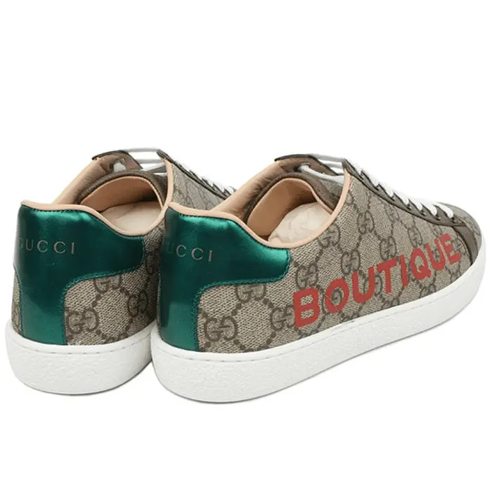 Giày Gucci Boutique GG Supreme Canvas Leather Sneaker 623235-2BL10-8660 - Ảnh 3