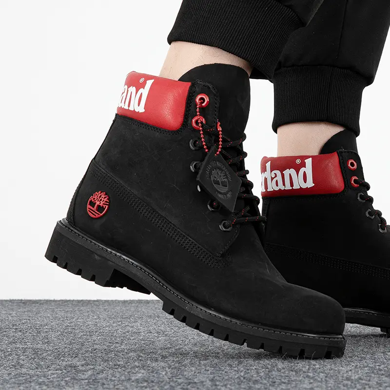 Giày Timberland Men's 6-Inch Premium 'Black' A1QTV - Ảnh 3