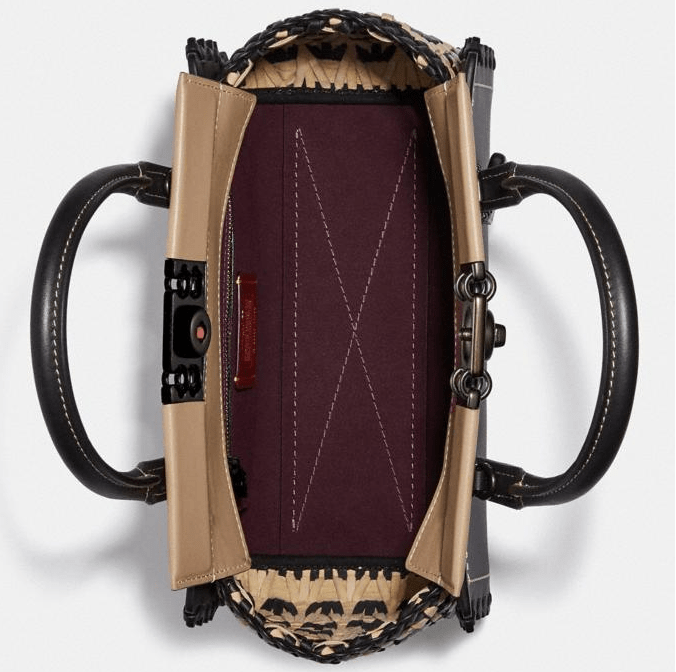 Túi Coach Troop Carry All With Weaving 623 V5BLC - Ảnh 3