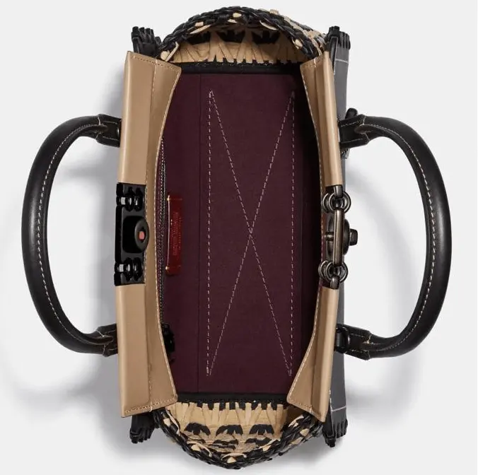 Túi Coach Troop Carry All With Weaving 623 V5BLC - Ảnh 3