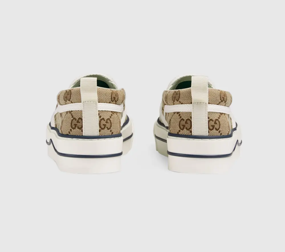 Giày Gucci Wmns Tennis 1977 Slip-On 'Beige Ebony' 624733-2HK40-9762 - Ảnh 4