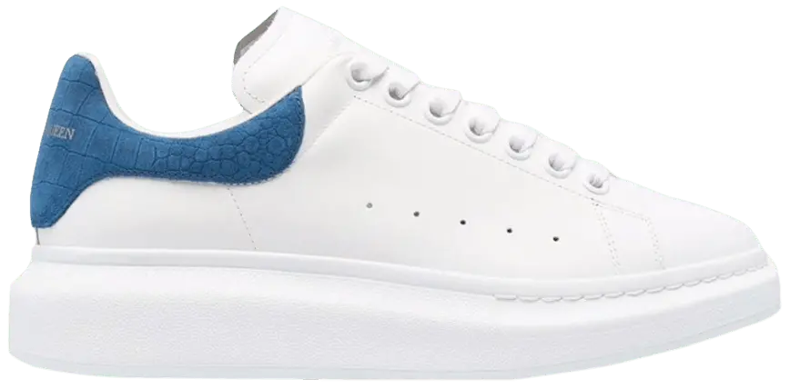 Giày Alexander McQueen Oversized Sneaker 'Blue Crocodile' 625162-WHZ4K-9255