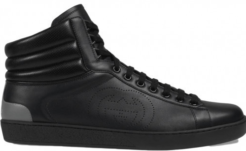 Giày Gucci Ace High-Top GG Black 625672-1XG10-1070