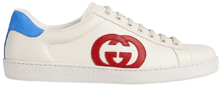 Giày Gucci Ace 'Interlocking G White Red Blue' 625783-1XG70-9102