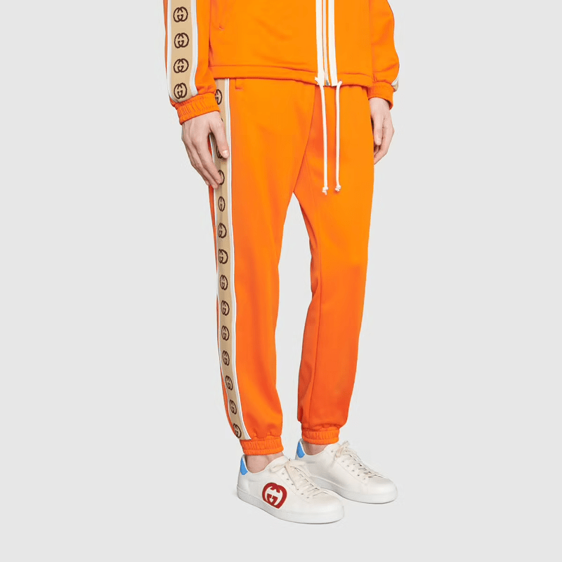 Giày Gucci Men's Ace sneaker With Interlocking G 625783-1XG70-9102 - Ảnh 6