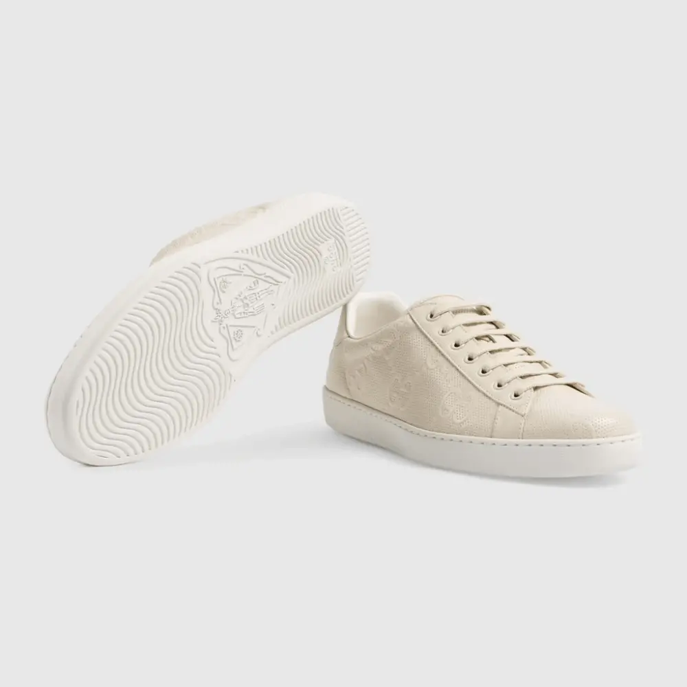 Giày Gucci Men's Ace GG Embossed Sneaker 625787-1XK10-9022 - Ảnh 3