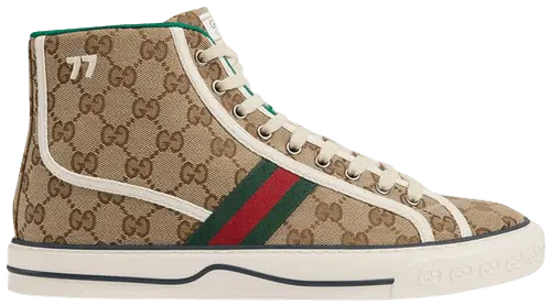 Giày Gucci Tennis 1977 High 'Beige Ebony' 625807-HVK70-9765