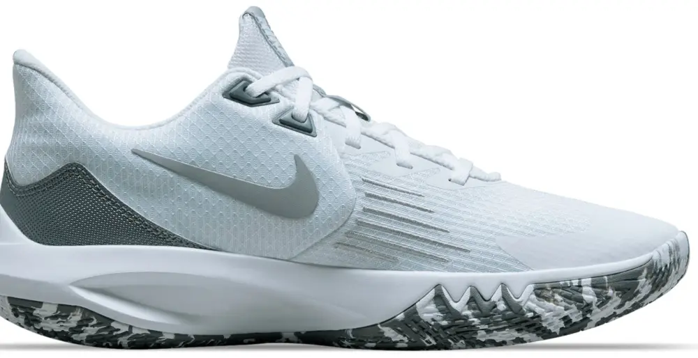 Giày Nike Precision 5 White Wolf Grey Camo CW3403-101