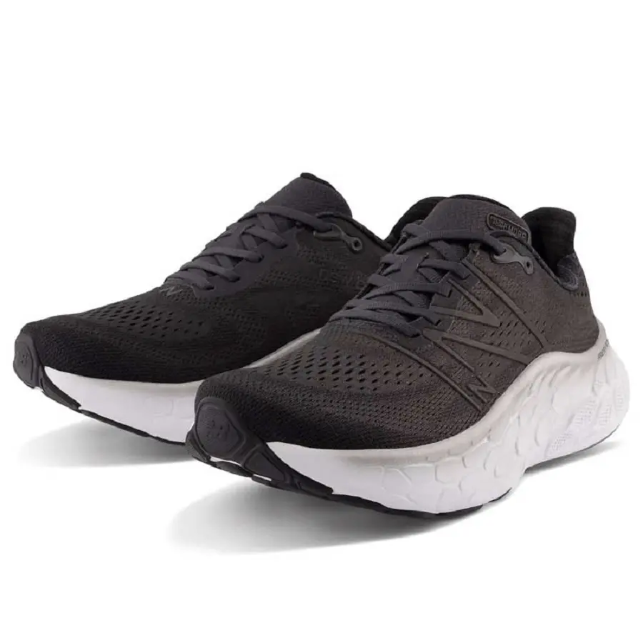 Giày New Balance Fresh Foam X More v4 2E Wide 'Black Phantom' MMORGG4 - Ảnh 4