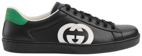 Giày Gucci Wmns Ace 'Interlocking G - Black White' 627823-1XG70-1103