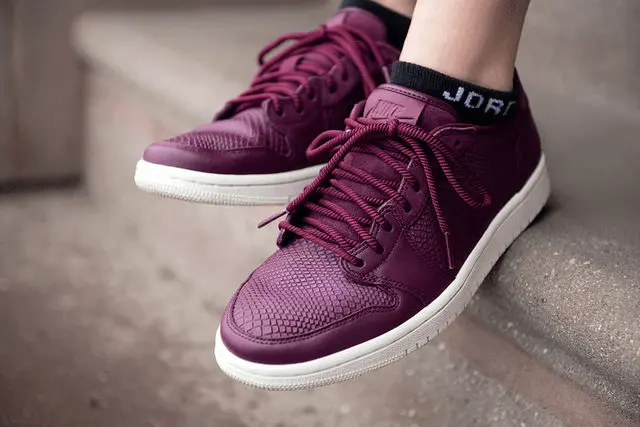 Giày Nike Wmns Air Jordan 1 Retro Low NS 'Bordeaux' AO1935-600 - Ảnh 5