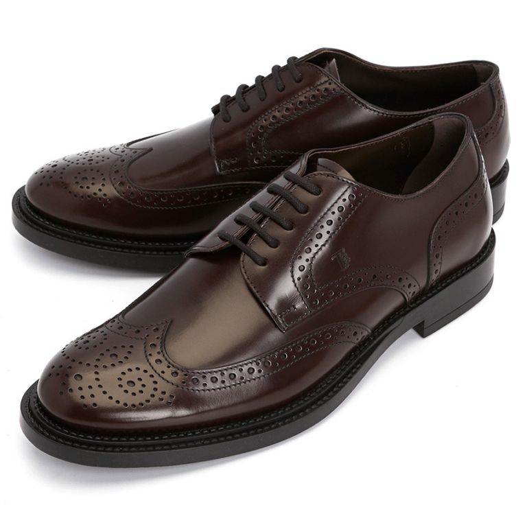 Giày Tod’s Classic Leather Lace Up Laced Formal XXM62C00C10LYGR807 - Ảnh 2