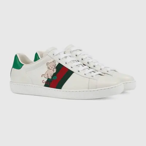 Alternative view of Giày Gucci Wmns Ace 'Kitten' 630616-1XG60-9114