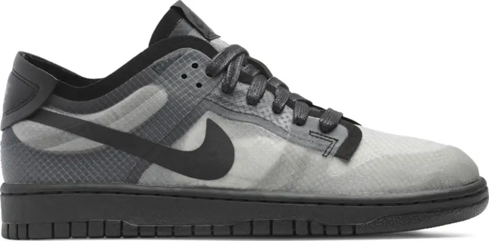 Giày Nike x Comme des Garçons Dunk Low 'Black Clear' CZ2675-002