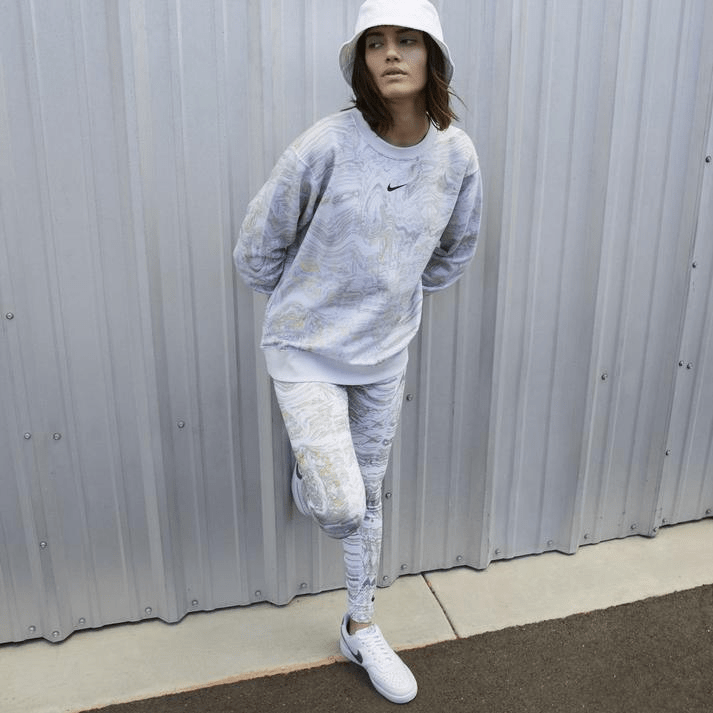 Giày Nike Court Vision Low 'White Metallic Silver' CD5434-111 - Ảnh 5