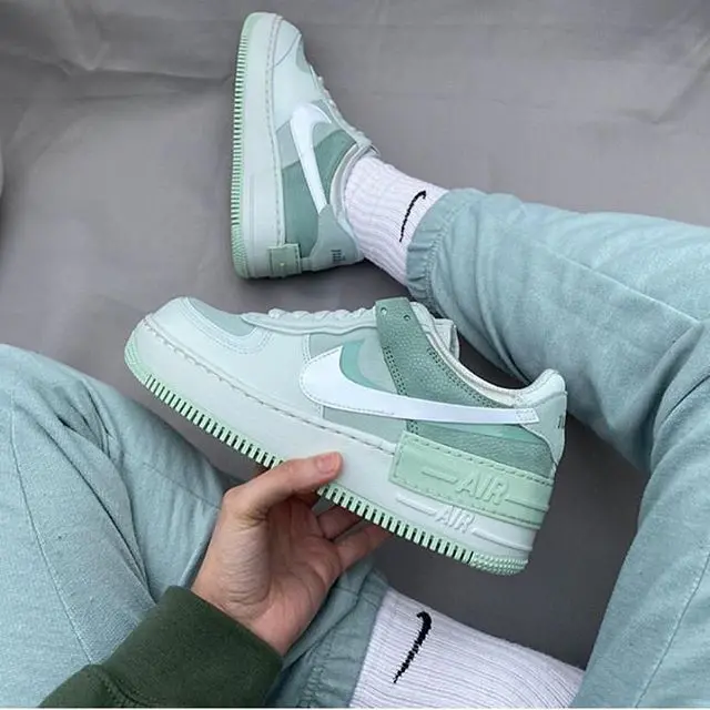 Alternative view of Giày Nike Wmns Air Force 1 Shadow 'Spruce Aura' CW2655-001