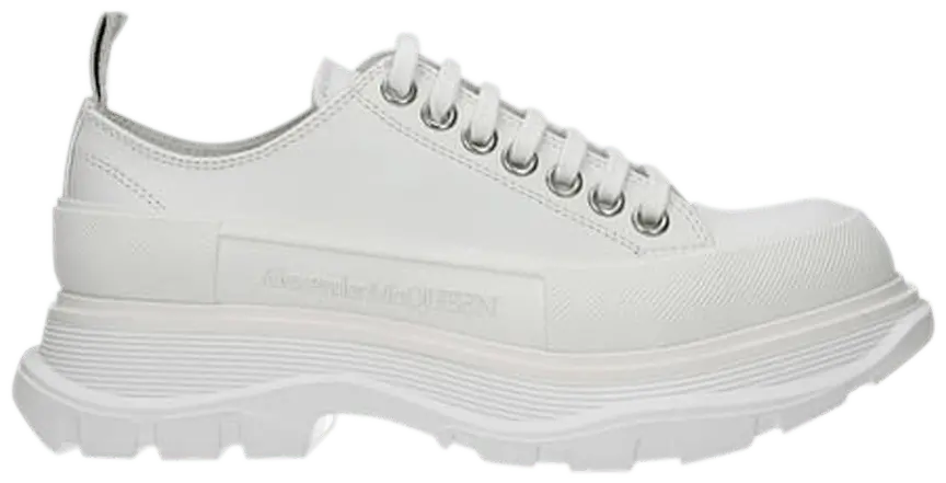 Giày Alexander McQueen Wmns Tread Slick Low 'White' 633902-WHZ62-9071
