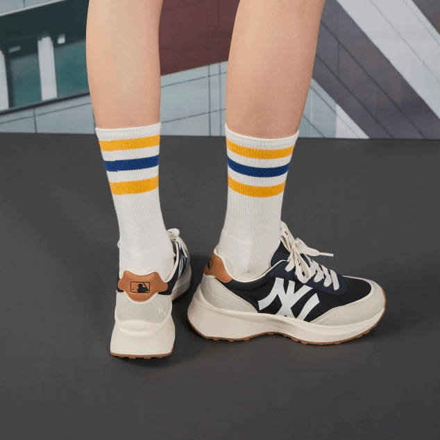 Giày MLB Chunky Jogger New York Yankees 'Navi' 3ASXX112N-50NYS - Ảnh 3