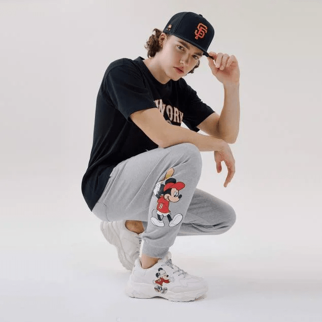 Giày MLB Bigball Chunky Mickey Boston Red Sox 32SHCK011-43L - Ảnh 5