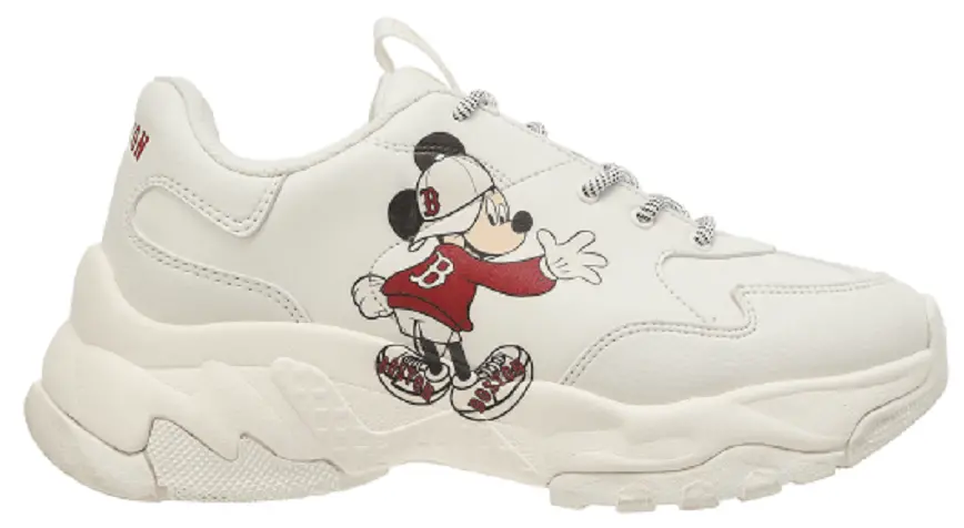 Giày MLB Bigball Chunky Boston Mickey Red Sox 32SHCK011-43I