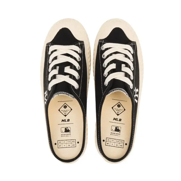 Giày MLB PLayBall Origin Mule New York Yankees 'Black' 32SHS1111-50L - Ảnh 5