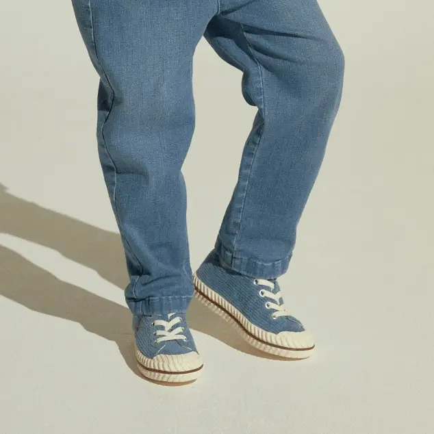 Giày MLB Playball Corduroy Navy Denim 72SHPC011-07U - Ảnh 5