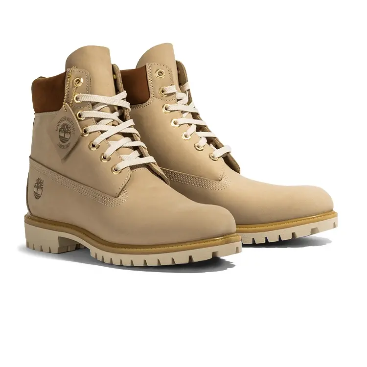 Alternative view of Giày Timberland Men's 6-Inch Waterproof Light Beige Nubuck A2JBX