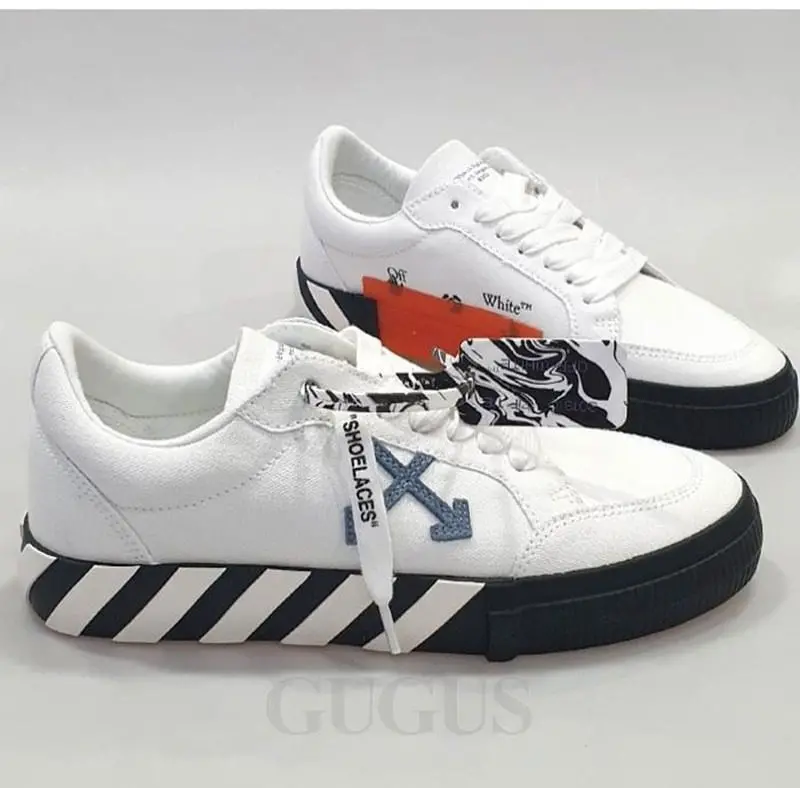 Giày Off-White Vulc Sneaker Low 'White Light Blue' - Ảnh 4