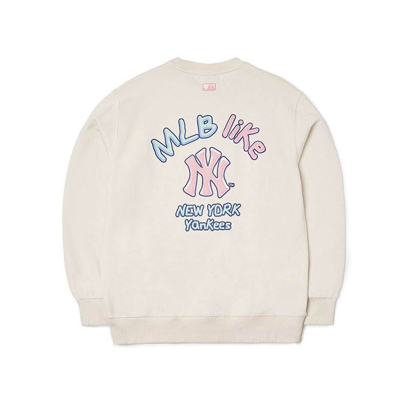 Áo MLB Like Ice Back Graphic Brushed Over Fit Sweatshirt 3AMTL5116-50CRS - Ảnh 2