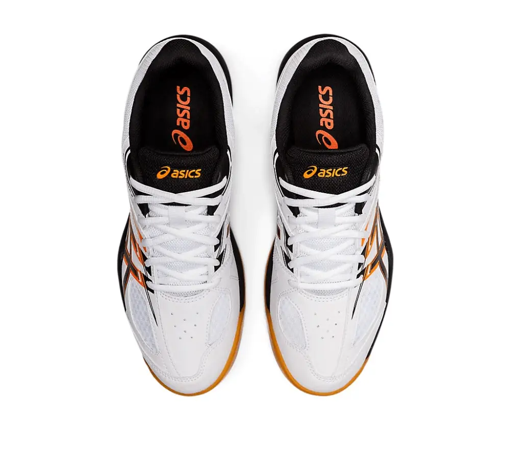 Giày Asics Court Break 2 'White Black Orange' 1073A013-103 - Ảnh 4