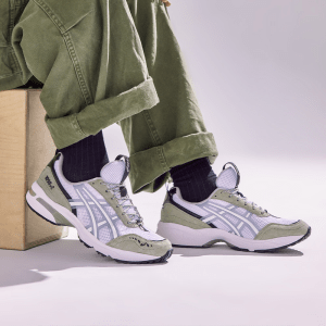 Alternative view of Giày Asics Gel-1090 V2 'White Mid Grey' 1203A224-104