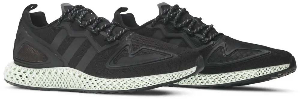 Alternative view of Giày Adidas ZX 2K 4D 'Core Black' FV9027