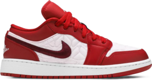 Giày Nike Air Jordan 1 Low SE 'Red Quilt' GS DB3621-600
