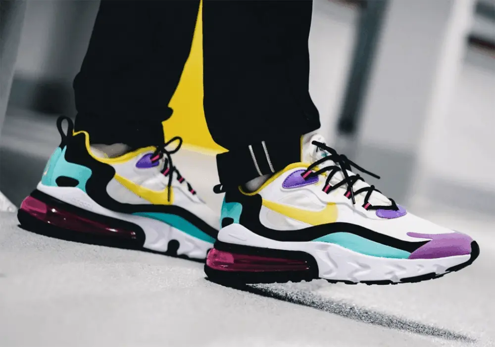 Giày Nike Air Max 270 React 'Bright Violet' AQ4971-101 - Ảnh 4