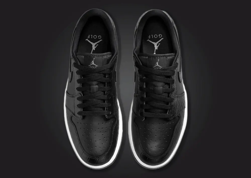 Giày Nike Air Jordan 1 Low Golf 'Black Crocodile' DD9315-003 - Ảnh 4