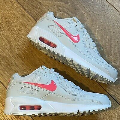 Giày Nike Air Max 90 GS 'Grey Digital Pink' CZ7086-001 - Ảnh 3