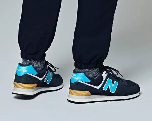Giày New Balance 574 Classic 'Navy Blue' WL574EVN - Ảnh 3