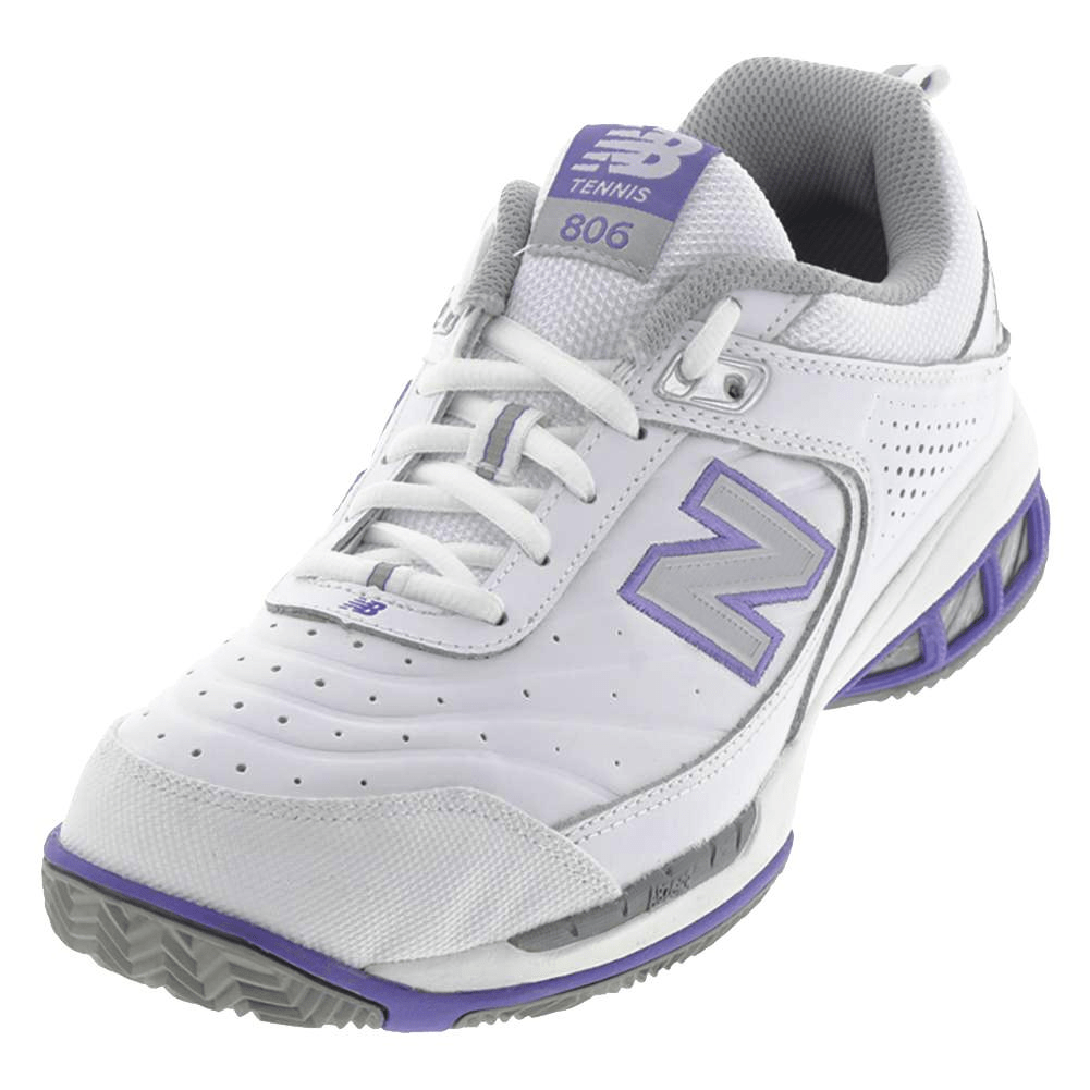 Giày New Balance 806 Series White Ladies 'White Purple' WC806W - Ảnh 4